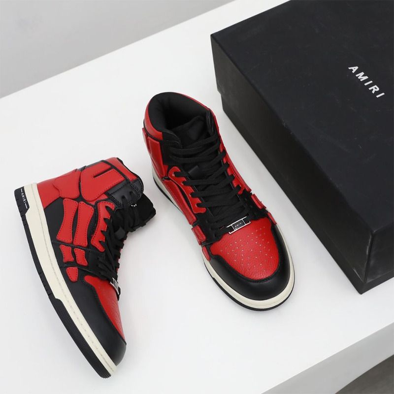 Amiri Skel-Top Hi Sneaker Red/Black