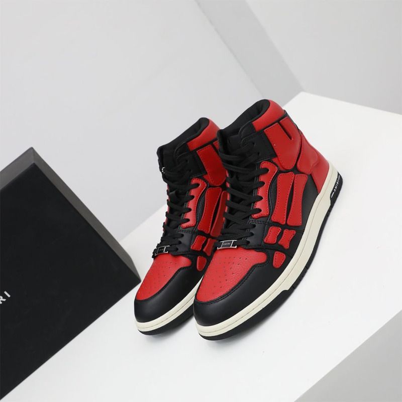 Amiri Skel-Top Hi Sneaker Red/Black