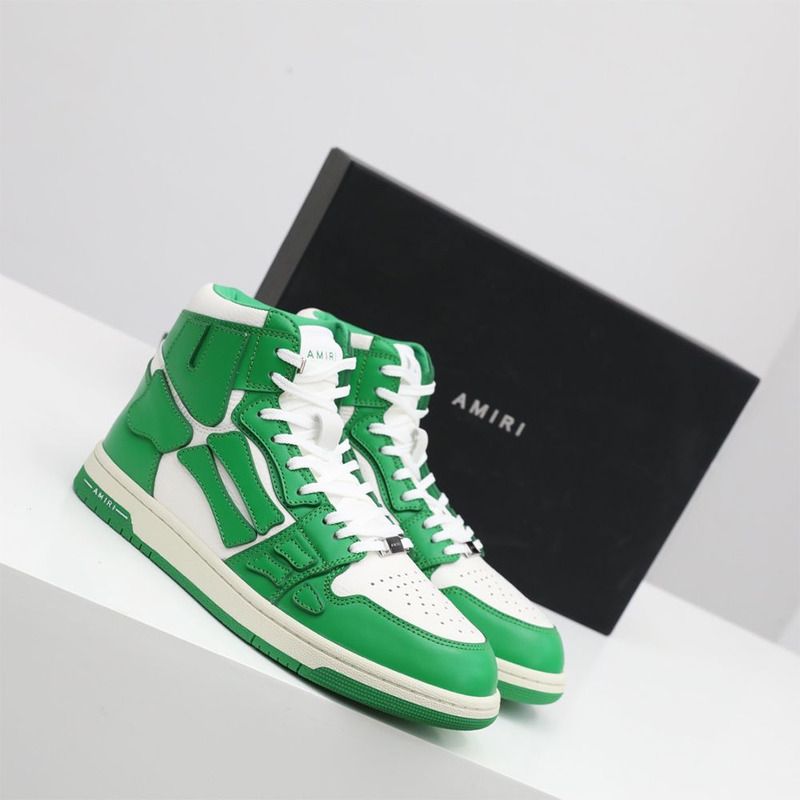 Amiri Skel-Top Hi Sneaker Green/White