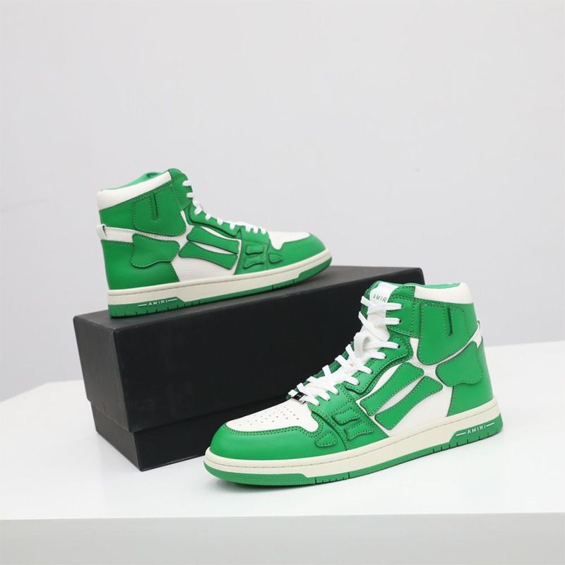 Amiri Skel-Top Hi Sneaker Green/White