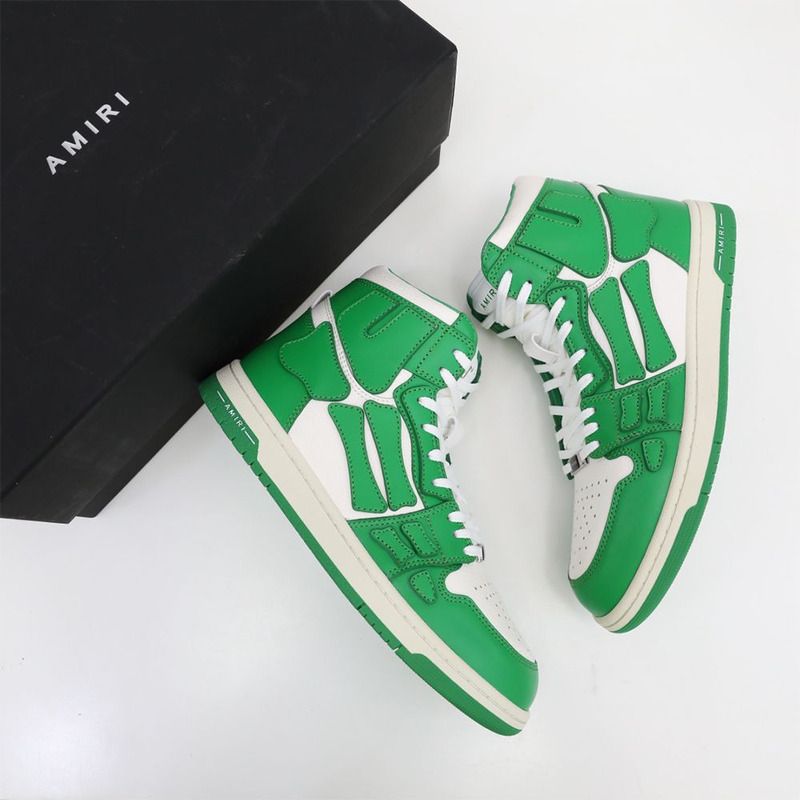 Amiri Skel-Top Hi Sneaker Green/White