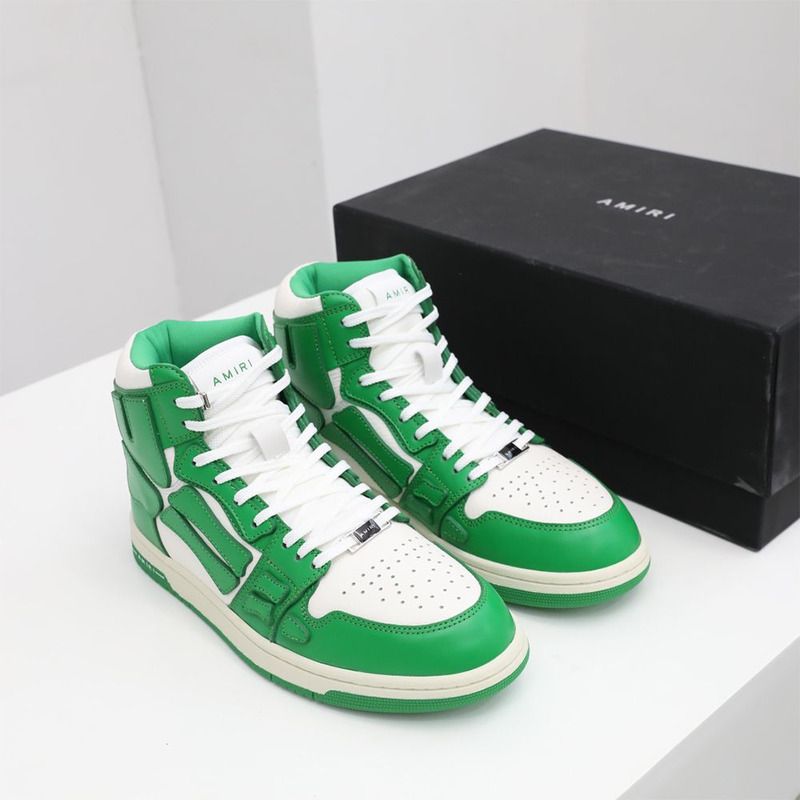 Amiri Skel-Top Hi Sneaker Green/White