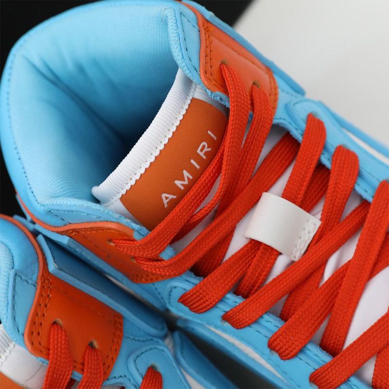 Amiri Skel-Top Hi Sneaker Blue/Orange