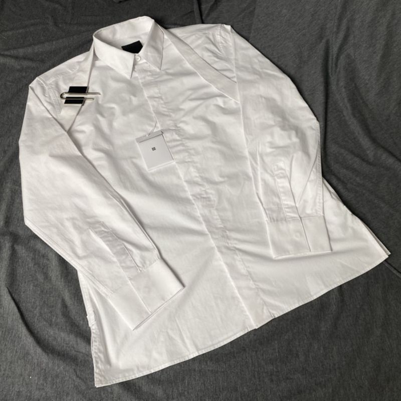 Givenchy Shirt In Poplin With Padlock Harness