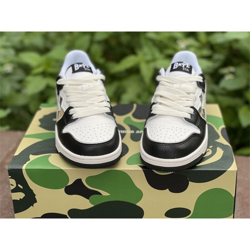 Bapesta X Nike White Star Sneaker In Camouflage