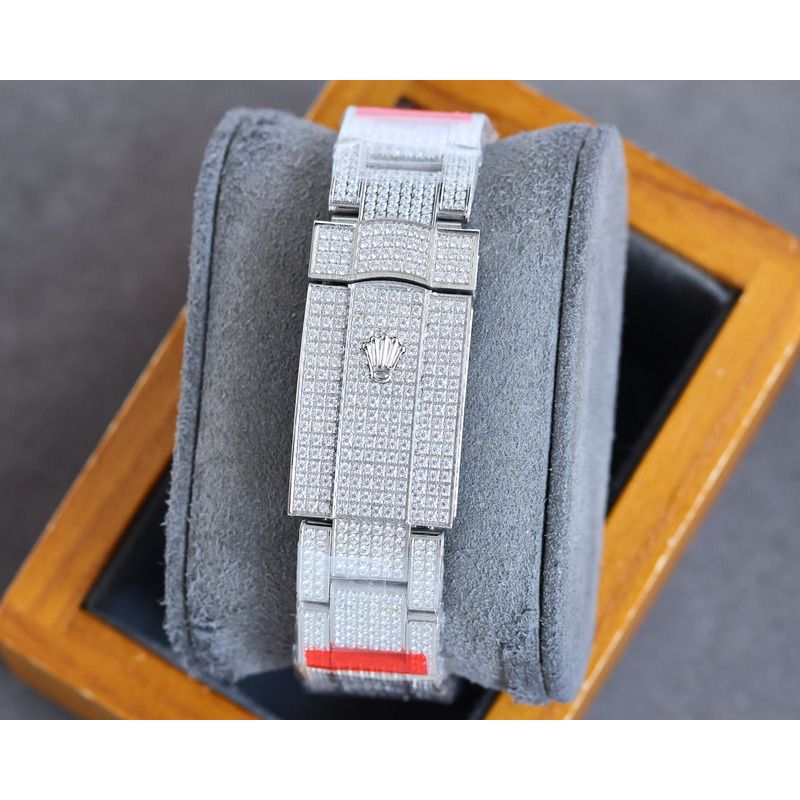 LUXURY QUALITY ROLEX Gypsophila Watch Set with Top Swarovski Diamonds