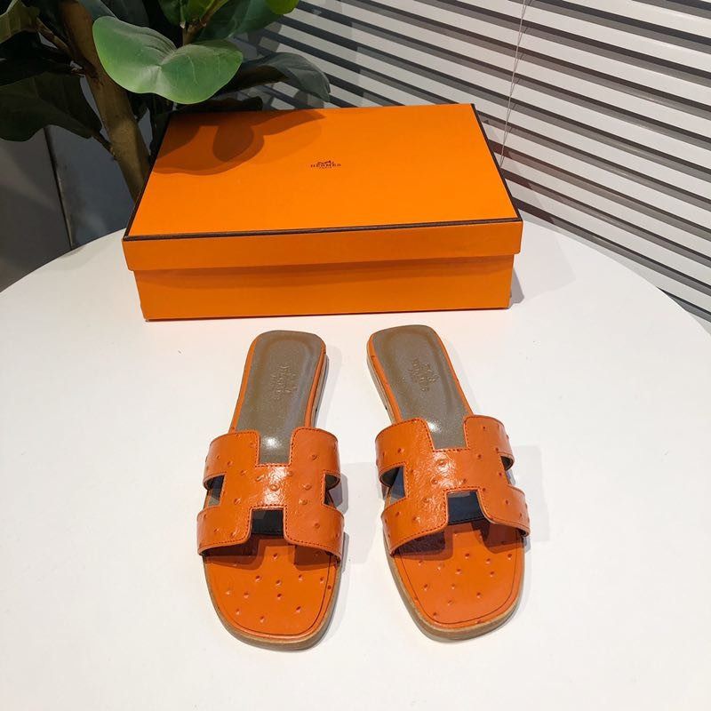 H**mes oran sandals in croci