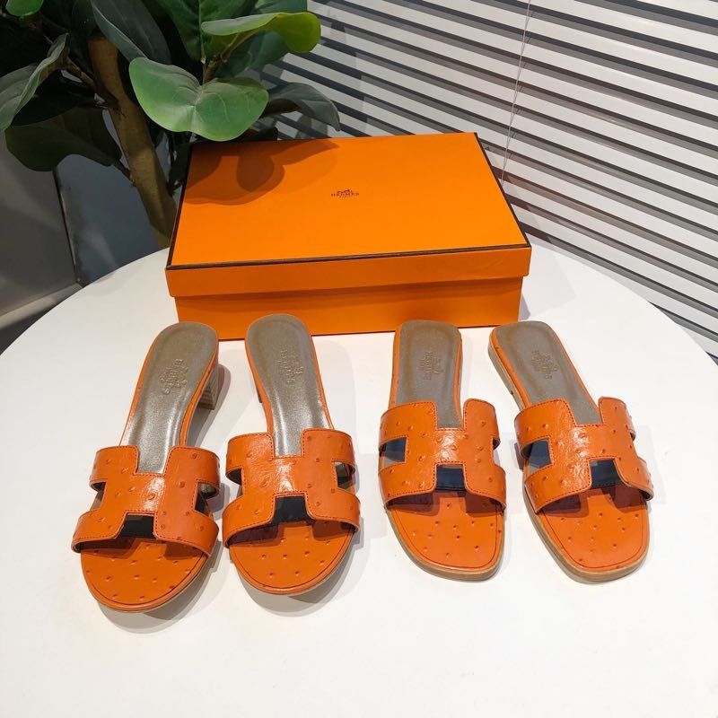 H**mes oran sandals in croci