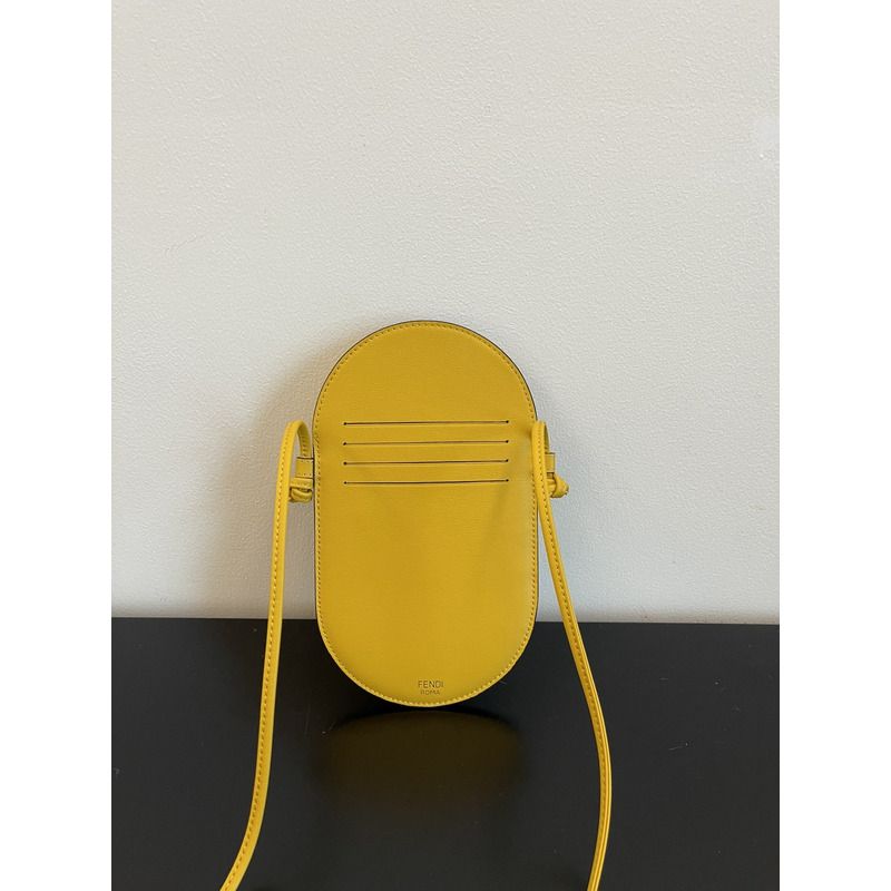 F**di o’lock phone purse yellow