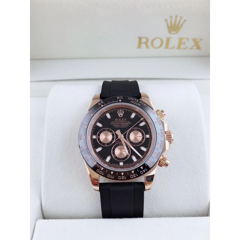 Rolex Cosmograph Daytona Everose Cerachrom Black Oysterflex M116515LN-0057