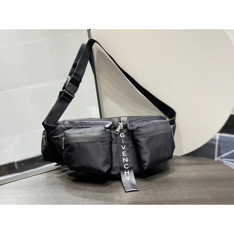 Givenchy Spectre Logo Bum Bag Nylon Belt Bags