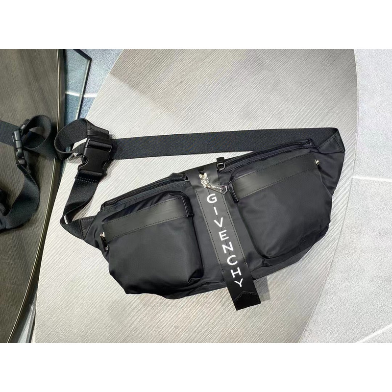 Givenchy Spectre Logo Bum Bag Nylon Belt Bags