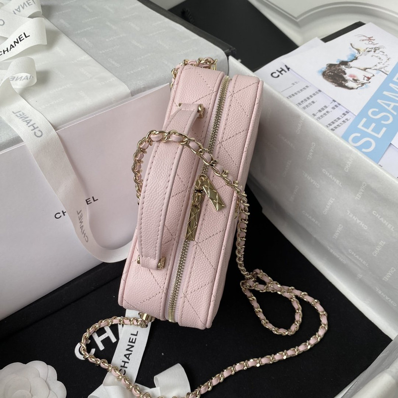 Ch*el ap2634 small vanity with chain bag pink