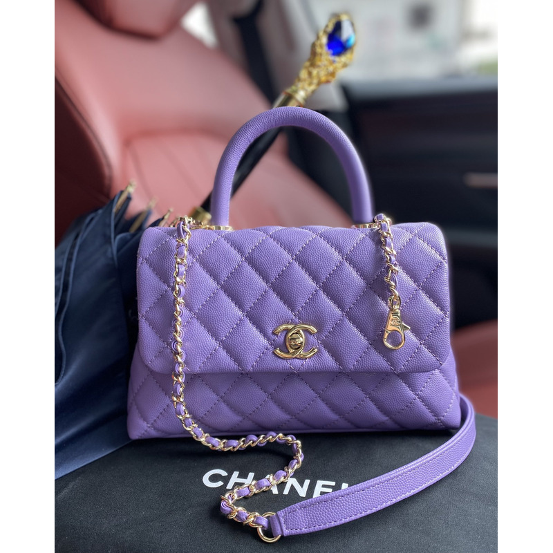 Ch*el coco gloss handle purple