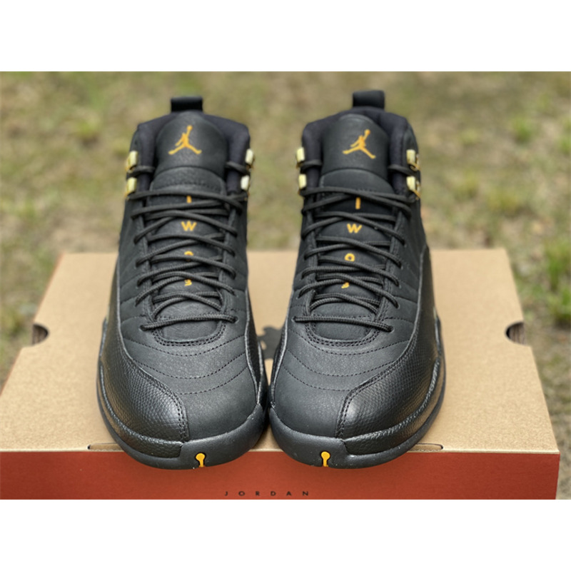 Air Jordan 12 “Black Taxi” Sneaker Black/Metallic Gold