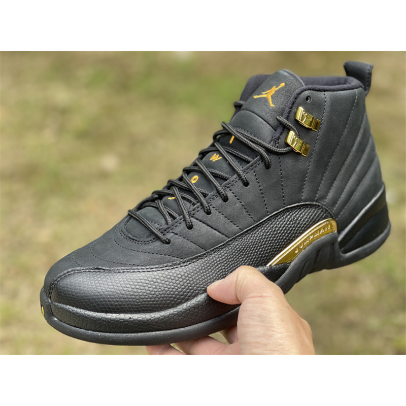 Air Jordan 12 “Black Taxi” Sneaker Black/Metallic Gold