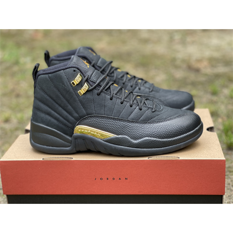 Air Jordan 12 “Black Taxi” Sneaker Black/Metallic Gold