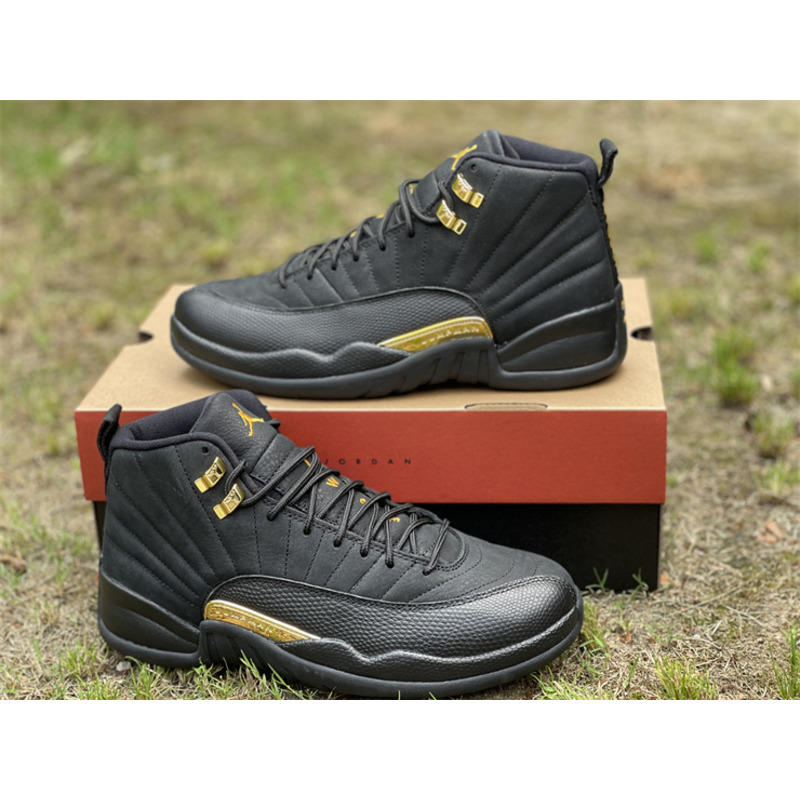 Air Jordan 12 “Black Taxi” Sneaker Black/Metallic Gold