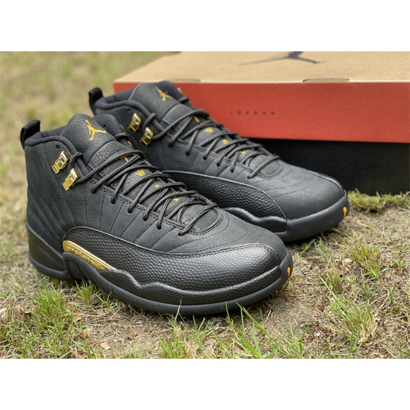 Air Jordan 12 “Black Taxi” Sneaker Black/Metallic Gold