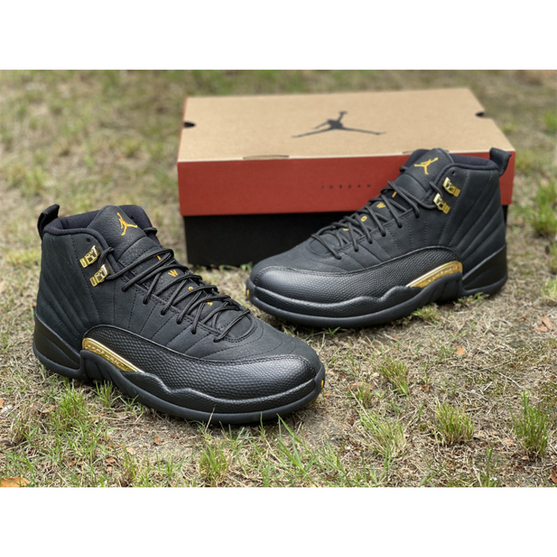 Air Jordan 12 “Black Taxi” Sneaker Black/Metallic Gold