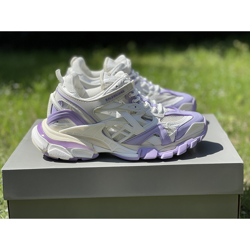 Ba*len*cia*ga track 2 sneaker purple white