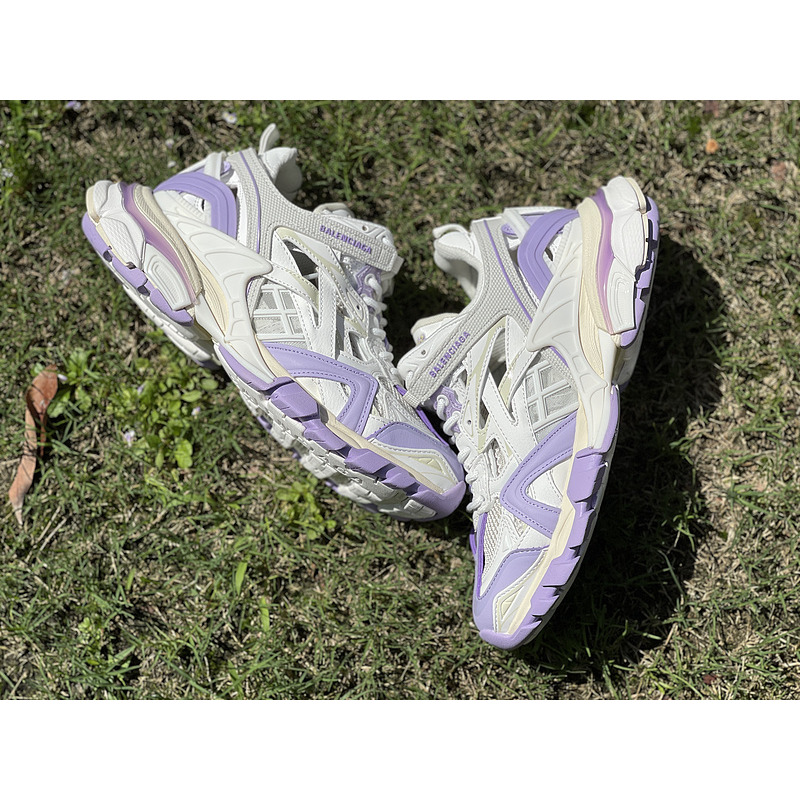 Ba*len*cia*ga track 2 sneaker purple white