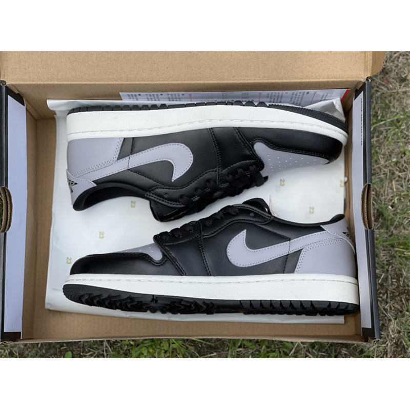 Air Jordan 1 Low Golf “Shadow” Sneaker White/Grey-Black