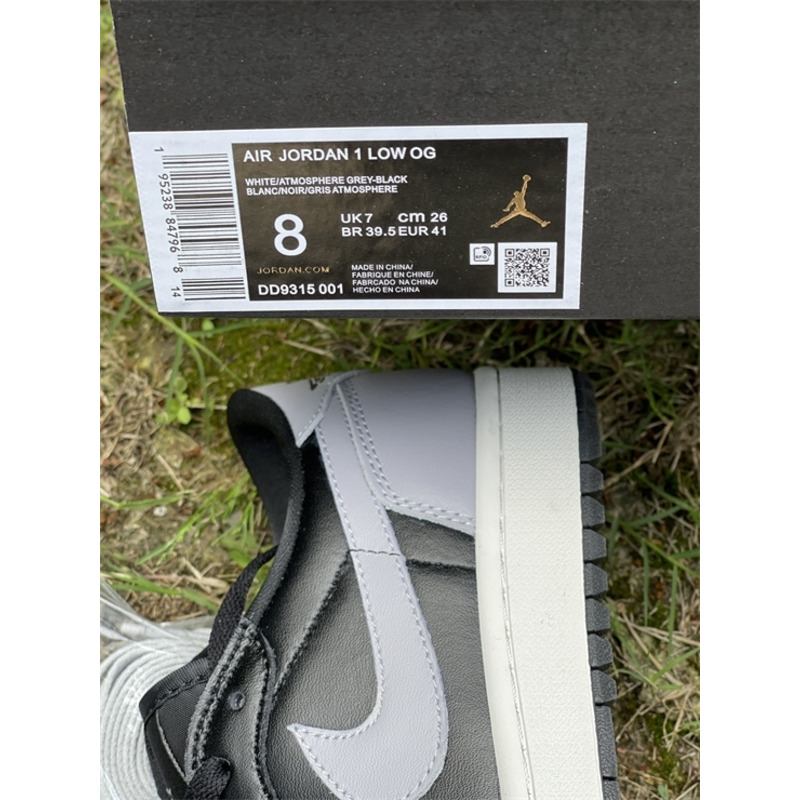 Air Jordan 1 Low Golf “Shadow” Sneaker White/Grey-Black