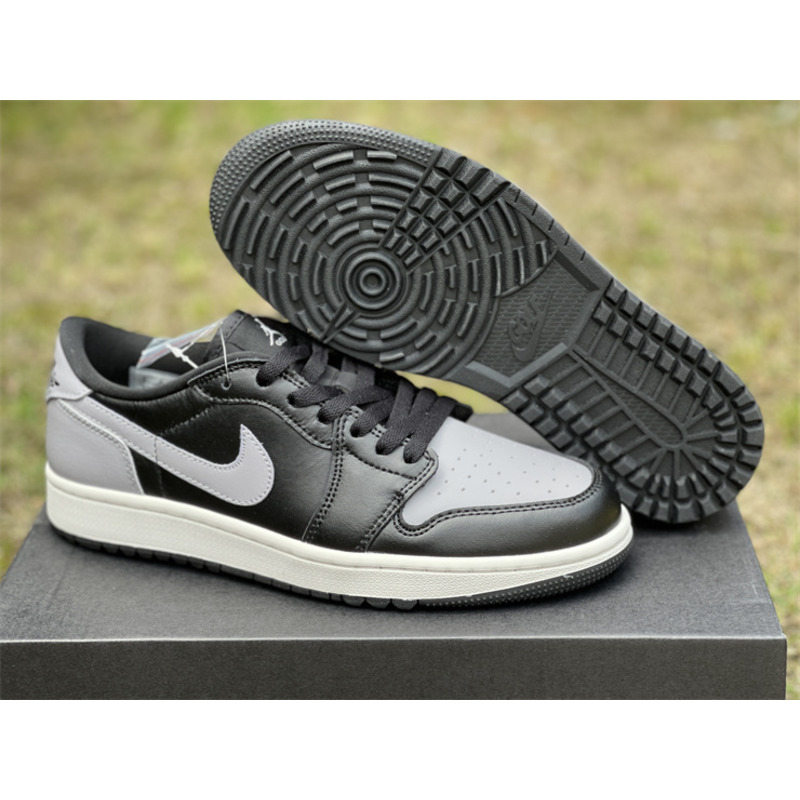 Air Jordan 1 Low Golf “Shadow” Sneaker White/Grey-Black