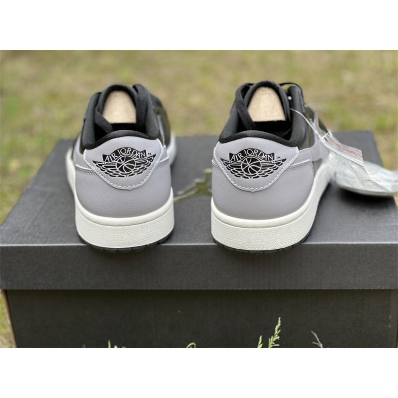 Air Jordan 1 Low Golf “Shadow” Sneaker White/Grey-Black