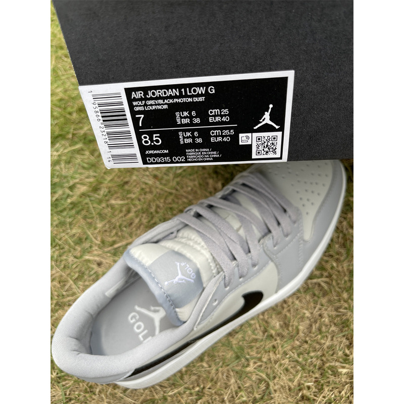 Jordan 1 Retro Low Golf Sneaker Wolf Grey