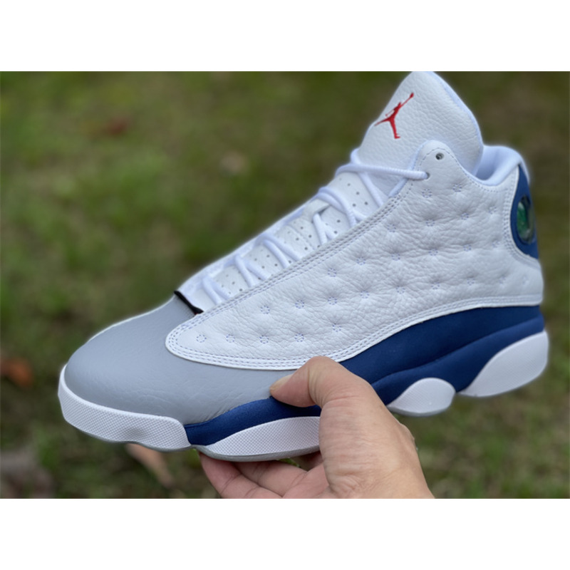 Air Jordan 13 “French Blue” Sneaker White/Fire Red-French Blue-Light Steel Grey