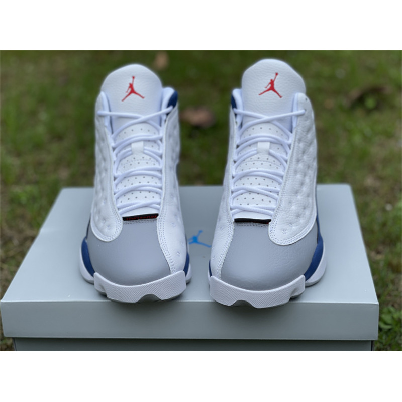 Air Jordan 13 “French Blue” Sneaker White/Fire Red-French Blue-Light Steel Grey