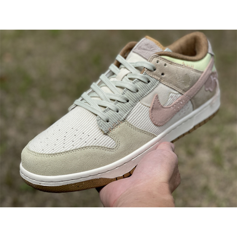 Nike Dunk Low On The Bright Side Sneaker Taupe Off White