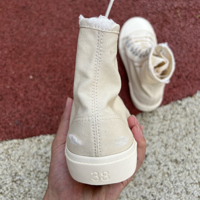 Ba*len*cia*ga paris high top destroyed sneaker white