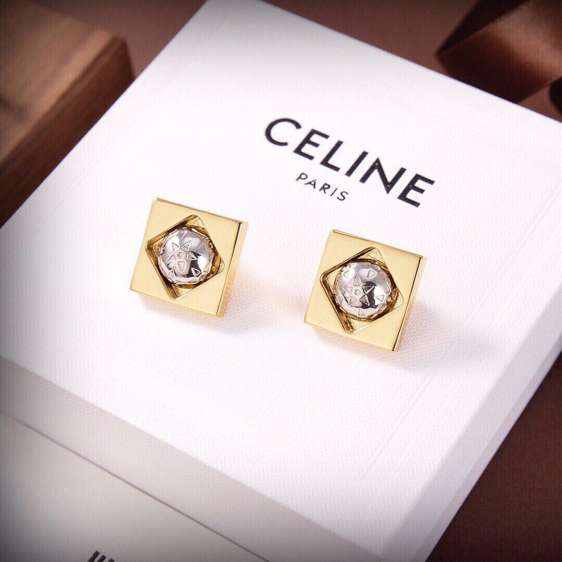 Ce**e globe earrings gold