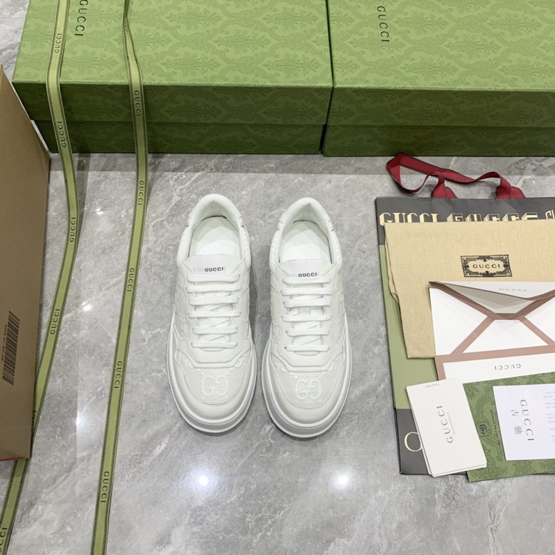 G*u*i white orignal gg canvas sneaker