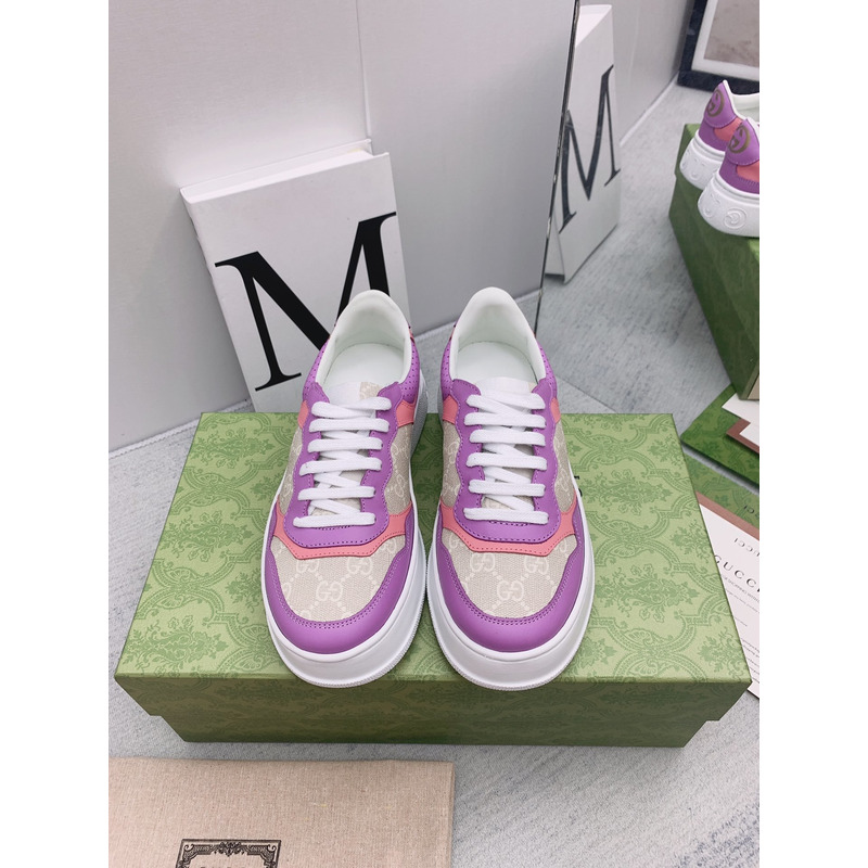 G*u*i chunky b sneaker pink and purple