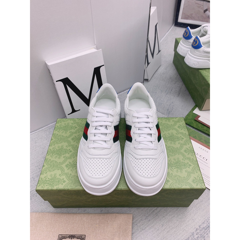 G*u*i chunky b low-top sneaker white