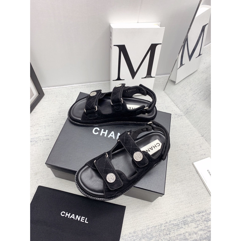 Ch*el dad sandals black