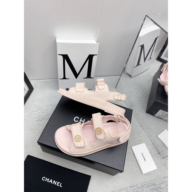 Ch*el dad sandals pink