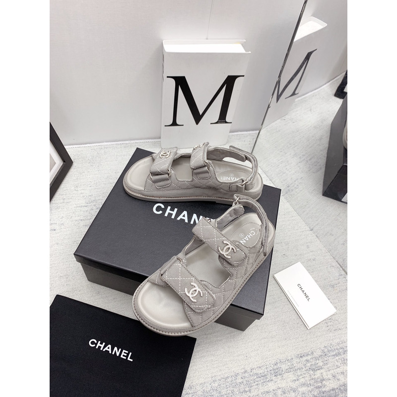 Ch*el dad sandals gray