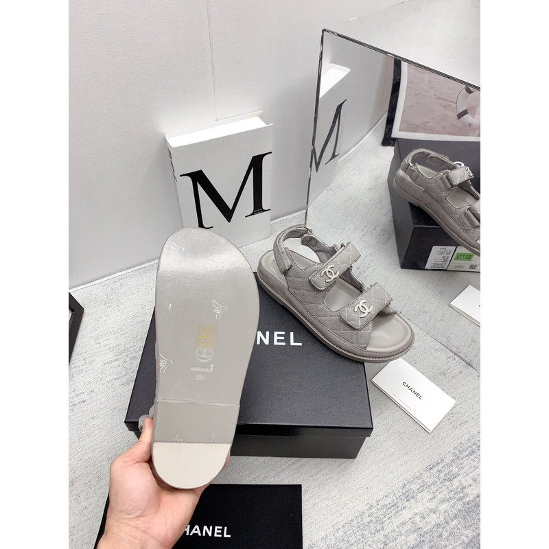 Ch*el dad sandals gray