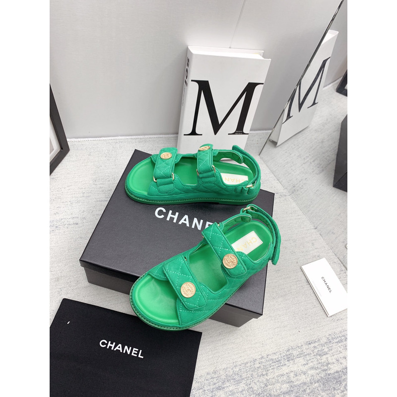 Ch*el dad sandals green