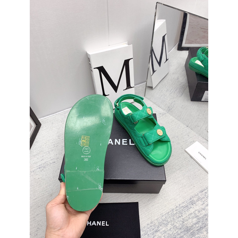 Ch*el dad sandals green