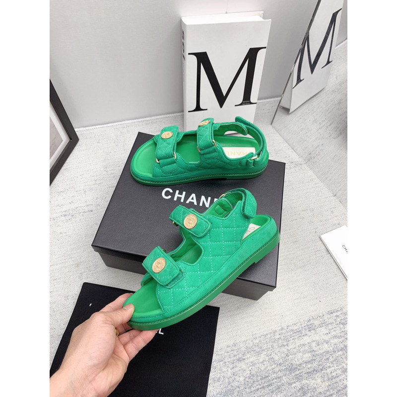 Ch*el dad sandals green