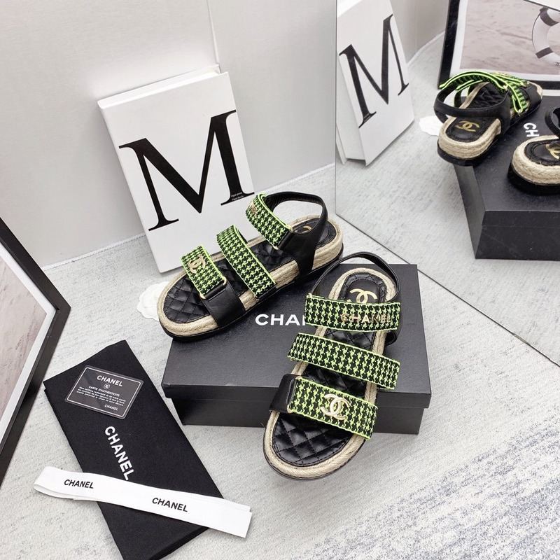 Ch*el dad sandals green