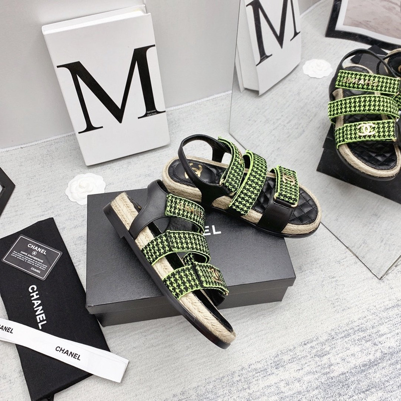 Ch*el dad sandals green