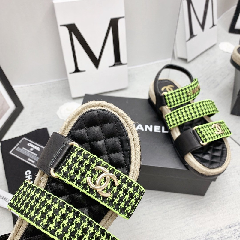 Ch*el dad sandals green