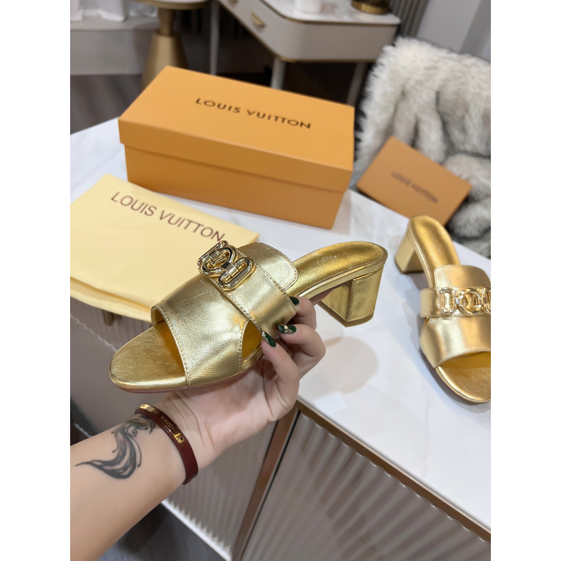 l**is V*t*n lock it mules heels gold